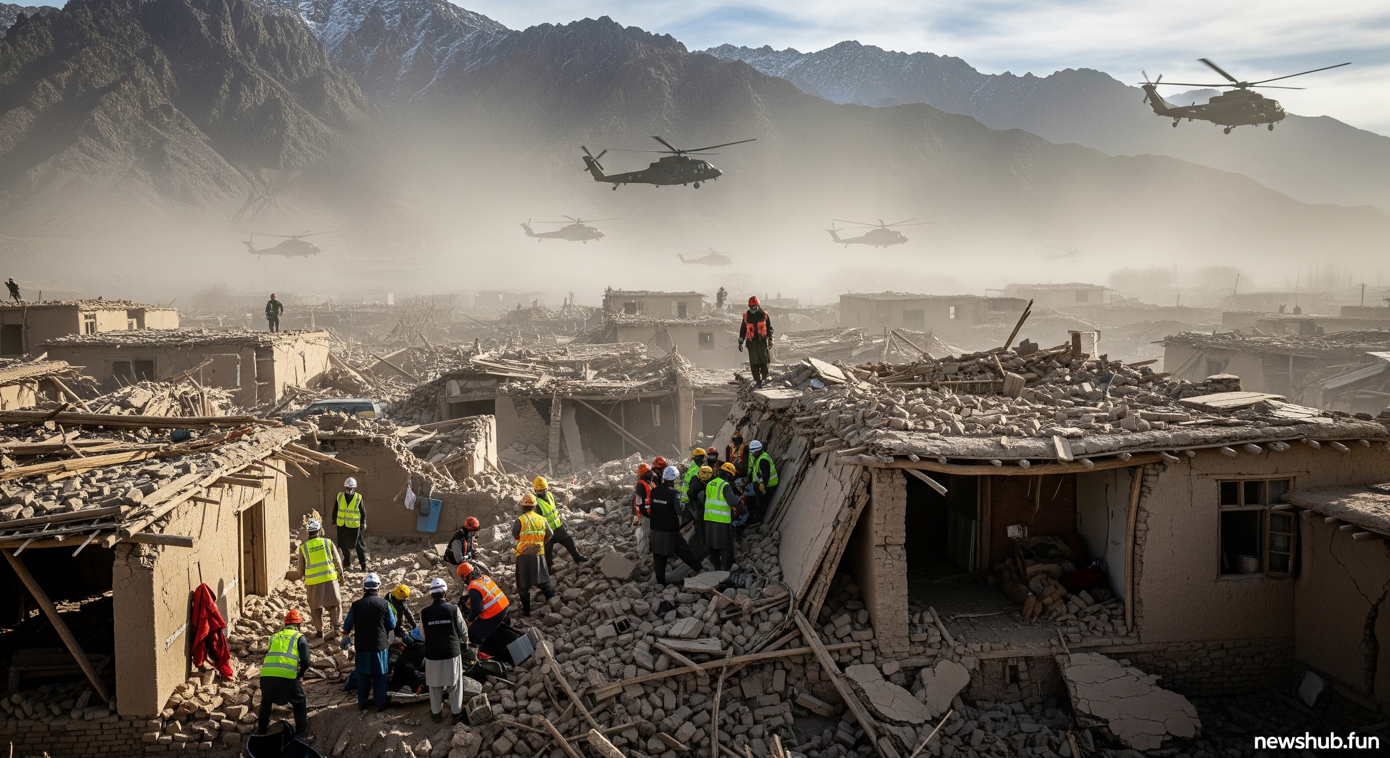 Earthquake in Afghanistan Kills Hundreds Amid Mounting Humanitarian Crisis